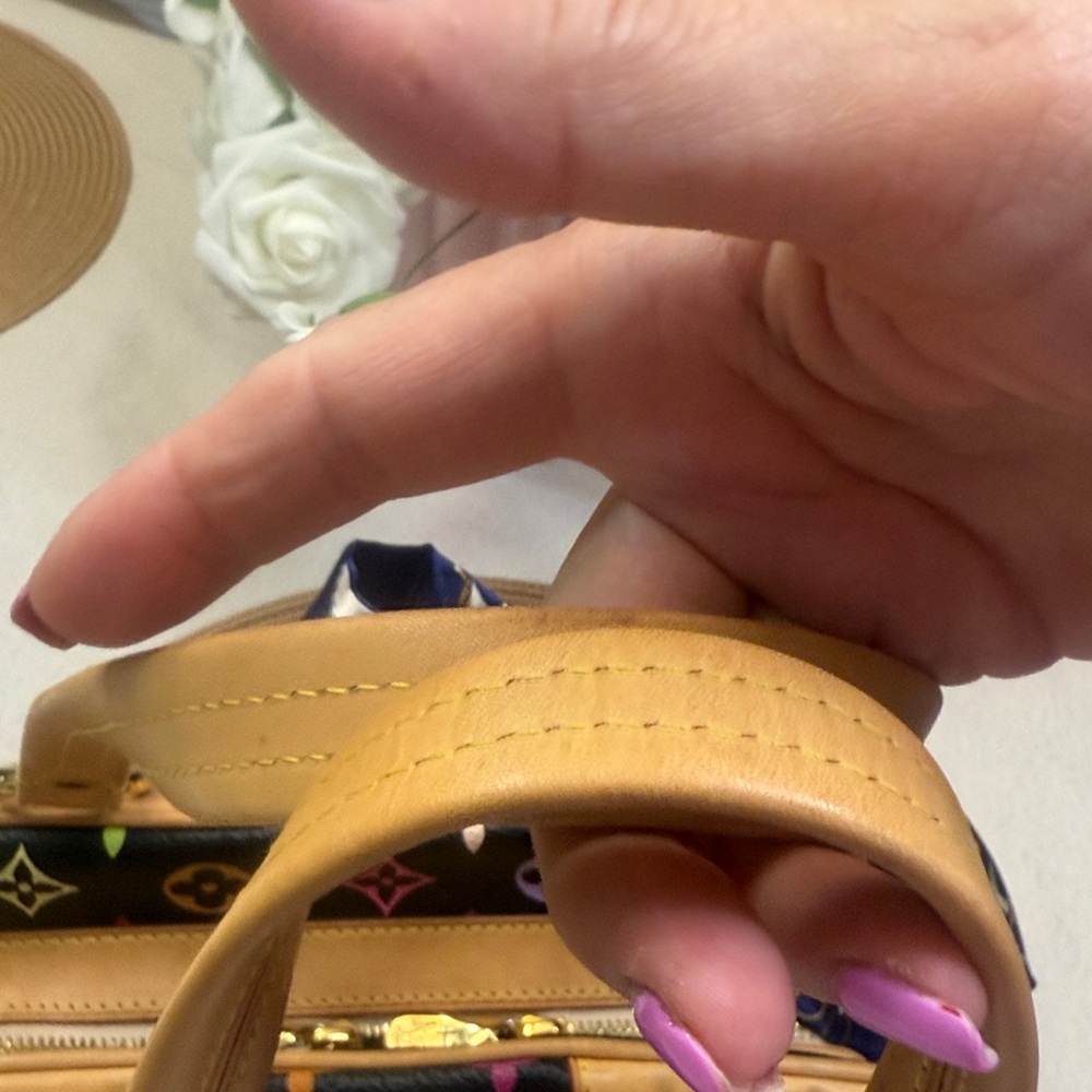 Louis Vuitton Authentic ๐ฏ Macadamia Black Multi Claudia Designer Women's Bag - Picture 7 of 17